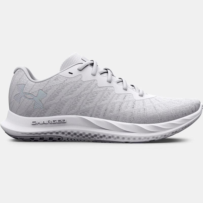 Women's  Under Armour  Charged Breeze 2 Running Shoes White / Halo Gray / White 2.5